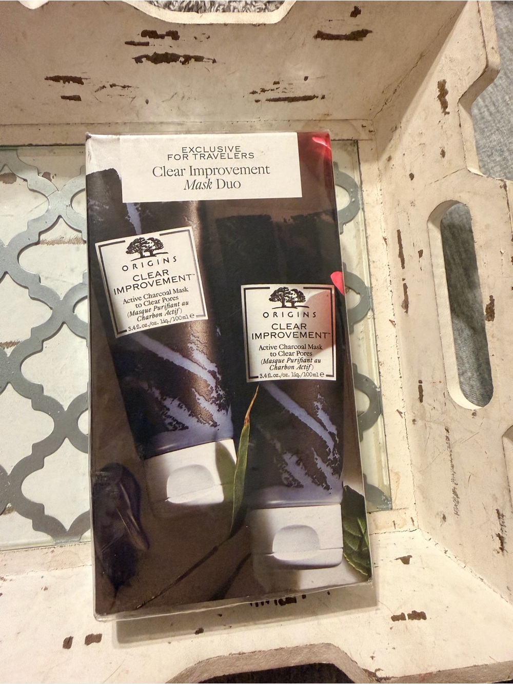 Origins Clear Improvement Mask Duo - Black and White Packaging
